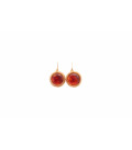 Красивый комплект из балтийского светлого янтаря и бисера: браслет, серьги